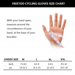 Guantes para ciclismo marca FREETOO, dedo Completo, transpirable: Elástico y protector